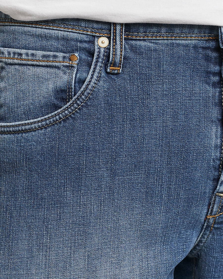 Herr | Jeans | Incotex | 5-Pocket Stretch Denim Medium Blue