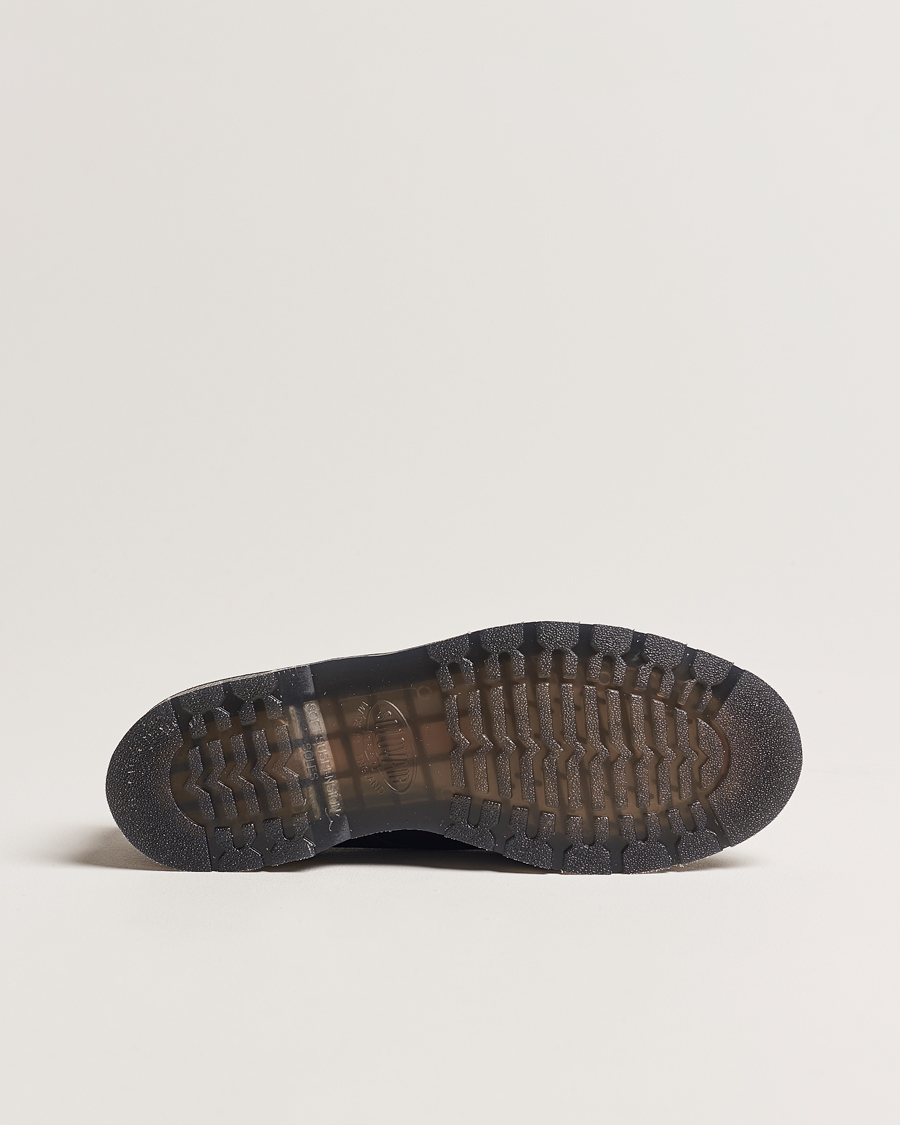 Herr | Derbys | Solovair | 3 Eye Gibson Shoe Black Grain