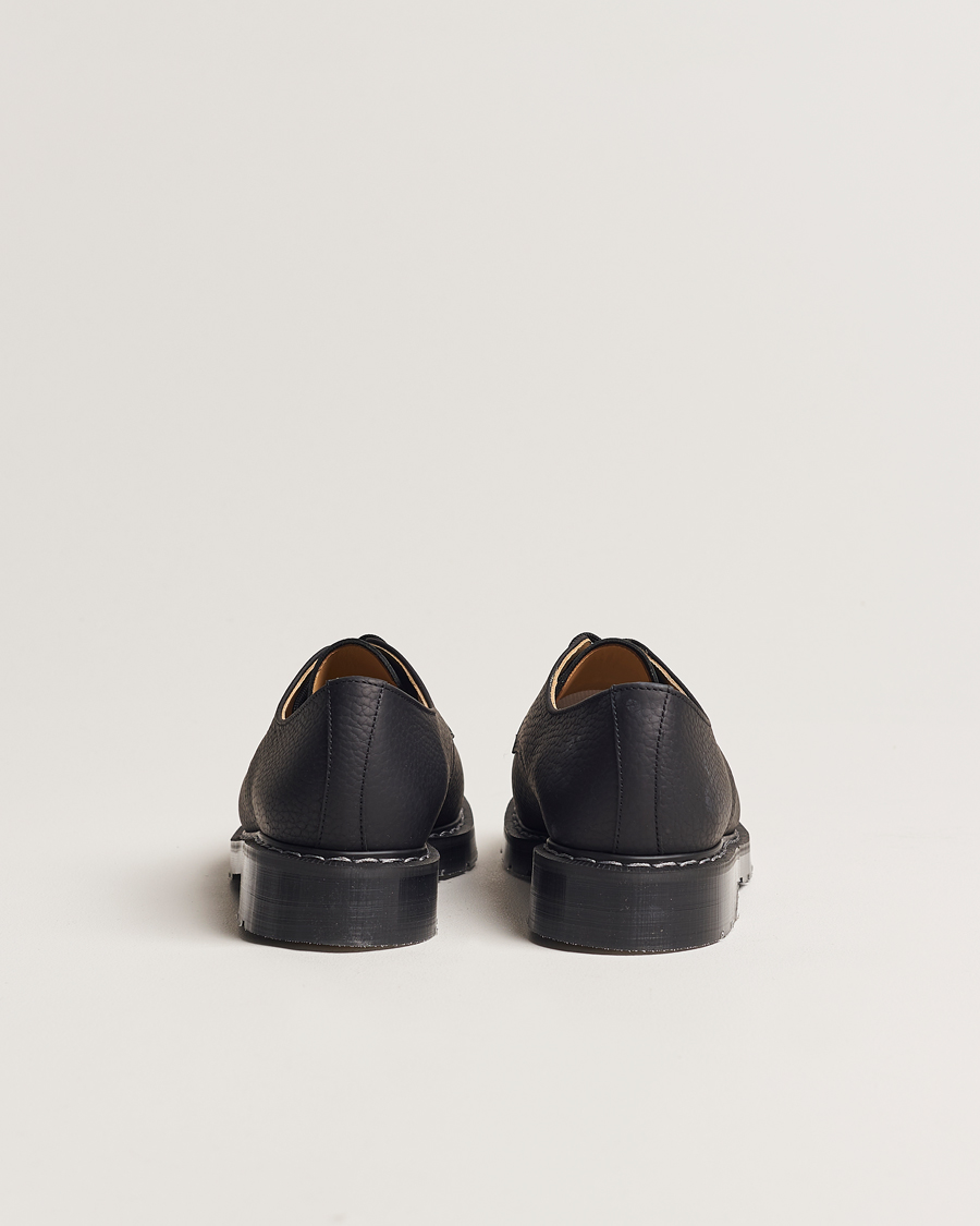 Herr | Derbys | Solovair | 3 Eye Gibson Shoe Black Grain