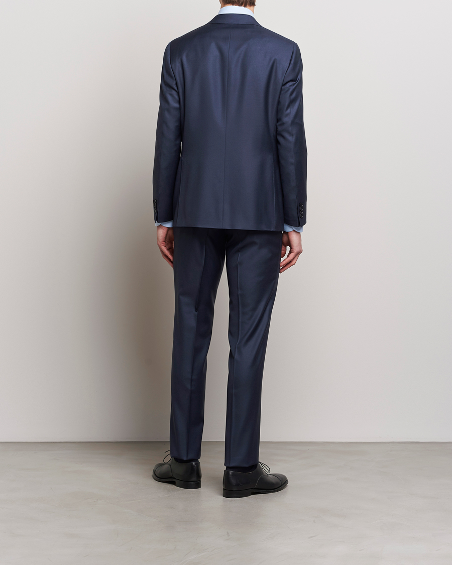 Herr |  | Canali | Capri Super 130s Wool Suit Navy