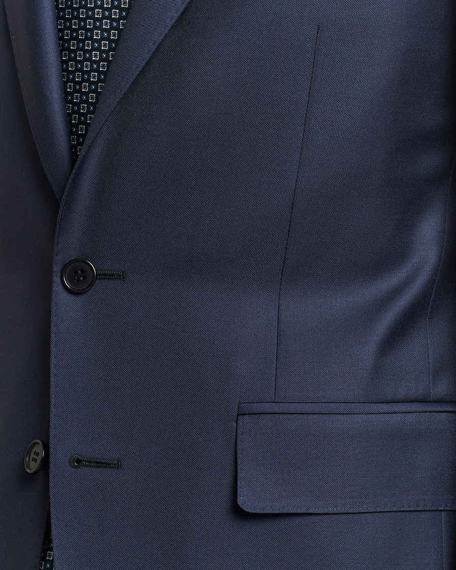 Herr | Kostymer | Canali | Capri Super 130s Wool Suit Navy