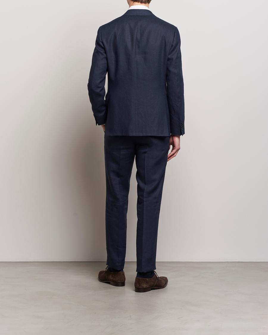 Herr | Canali | Canali | Capri Linen Suit Navy