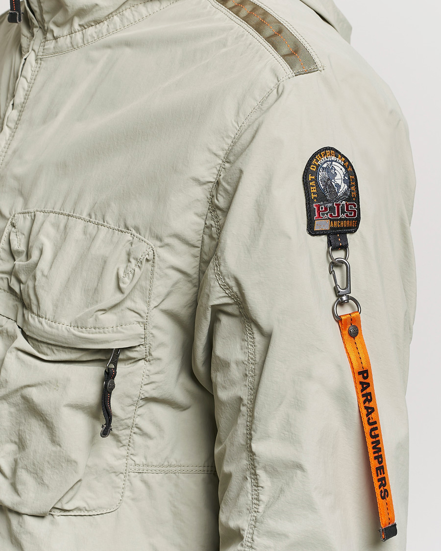 Herr | Jackor | Parajumpers | Nigel Vintage Nylon Hooded Jacket Sage