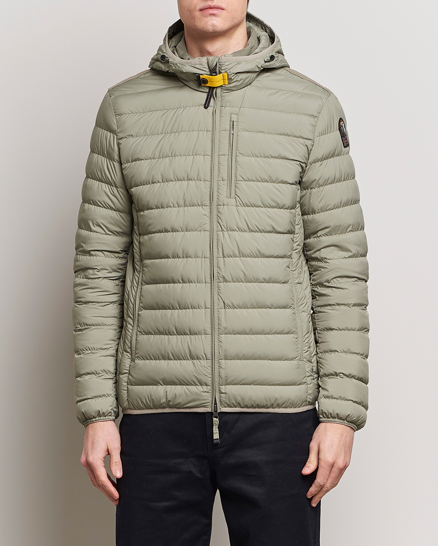 Herr | Lättviktsdunjackor | Parajumpers | Last Minute Super Lightweight Hooded Jacket Sage