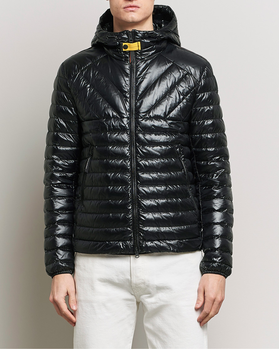 Herre | Dunjakker | Parajumpers | Miroku Techno Puffer Hodded Jacket Black