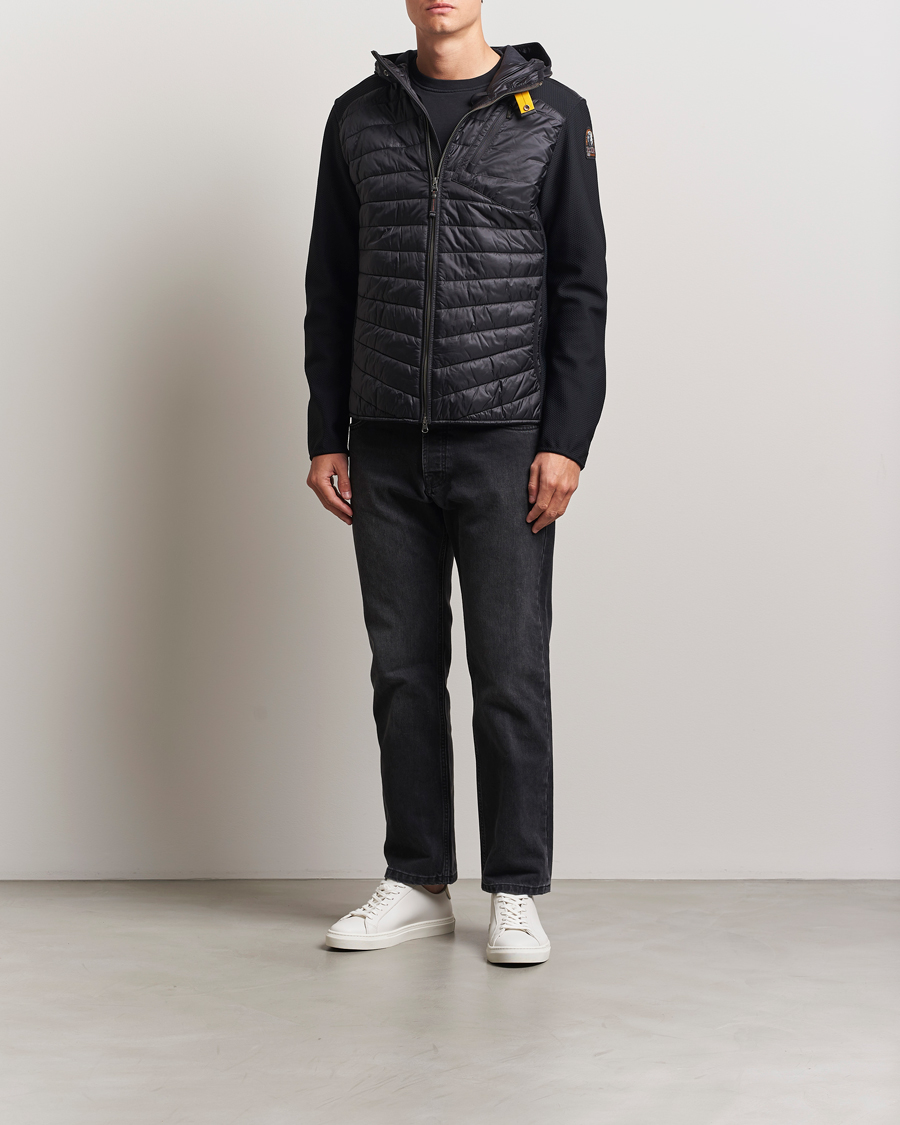 Herr | Jackor | Parajumpers | Nolan Mesh Hooded Hybrid Black