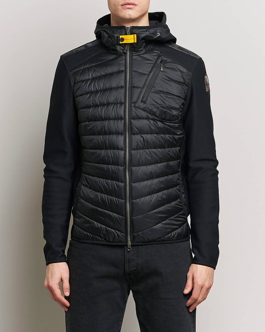 Herr | Jackor | Parajumpers | Nolan Mesh Hooded Hybrid  Black