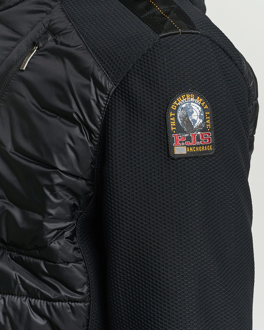 Herr | Jackor | Parajumpers | Nolan Mesh Hooded Hybrid Black