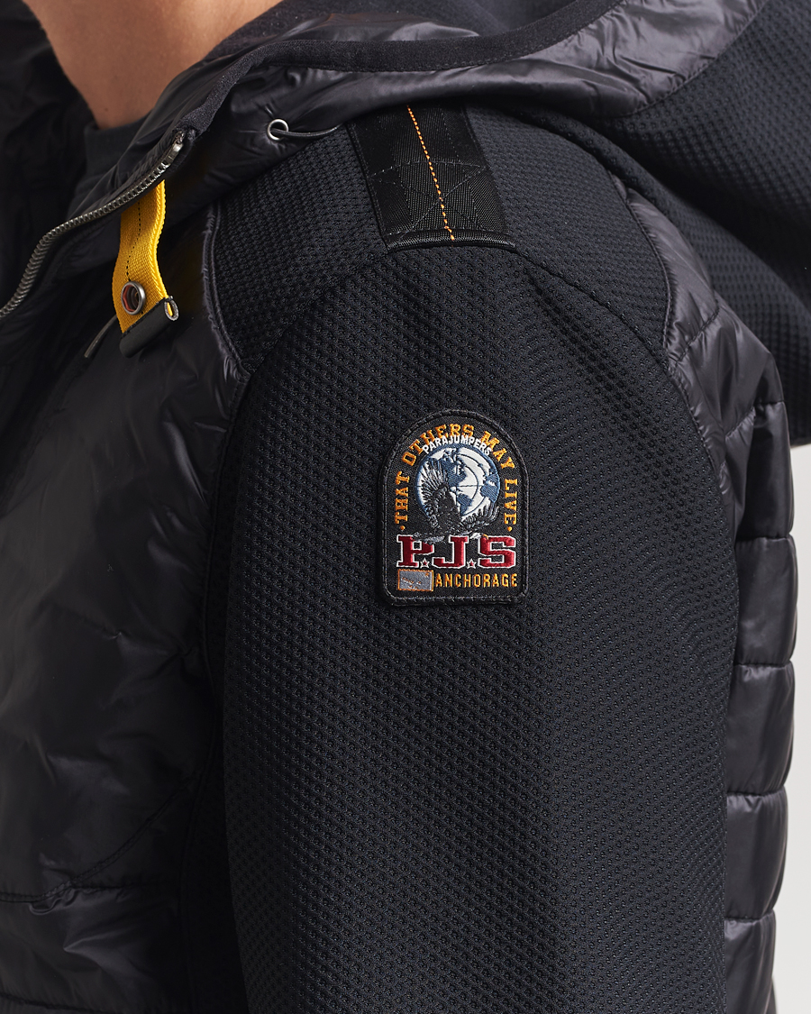 Herr | Jackor | Parajumpers | Nolan Mesh Hooded Hybrid Black