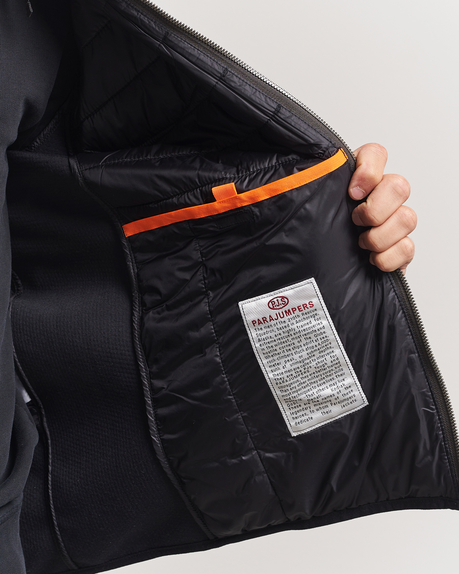 Herr | Jackor | Parajumpers | Nolan Mesh Hooded Hybrid Black