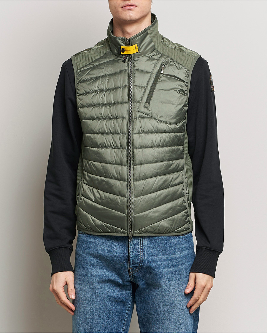 Herr | Kläder | Parajumpers | Zavier Hybrid Vest Thyme Green