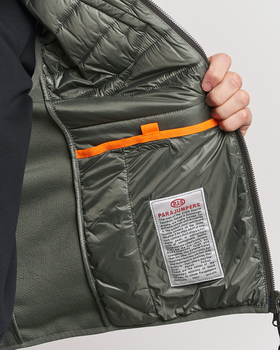 Herr | Jackor | Parajumpers | Zavier Hybrid Vest Thyme Green