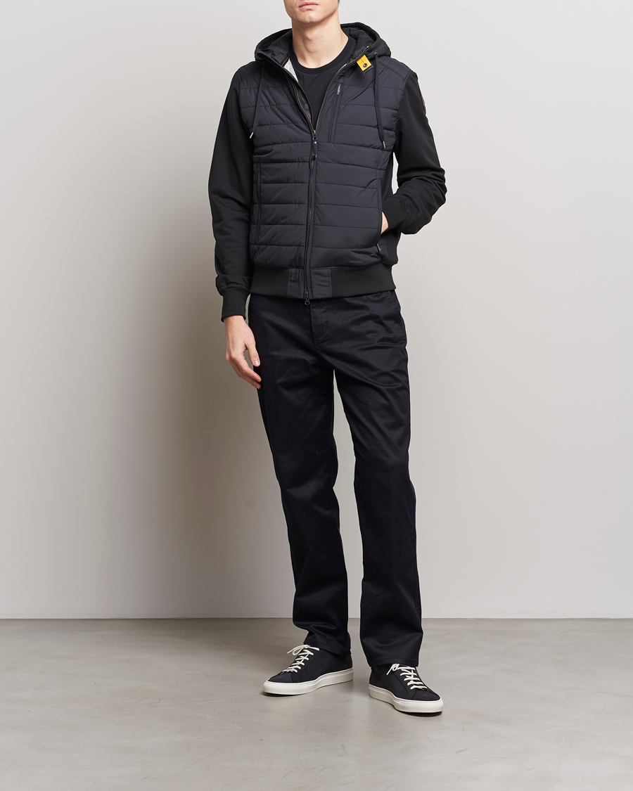 Herr | Jackor | Parajumpers | Ivor Hybrid Hooded Jacket Black