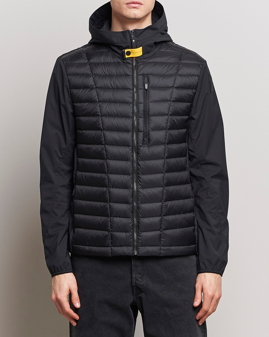 Herr | Hybridjackor | Parajumpers | Hiram Hybrid Hooded Jacket Black