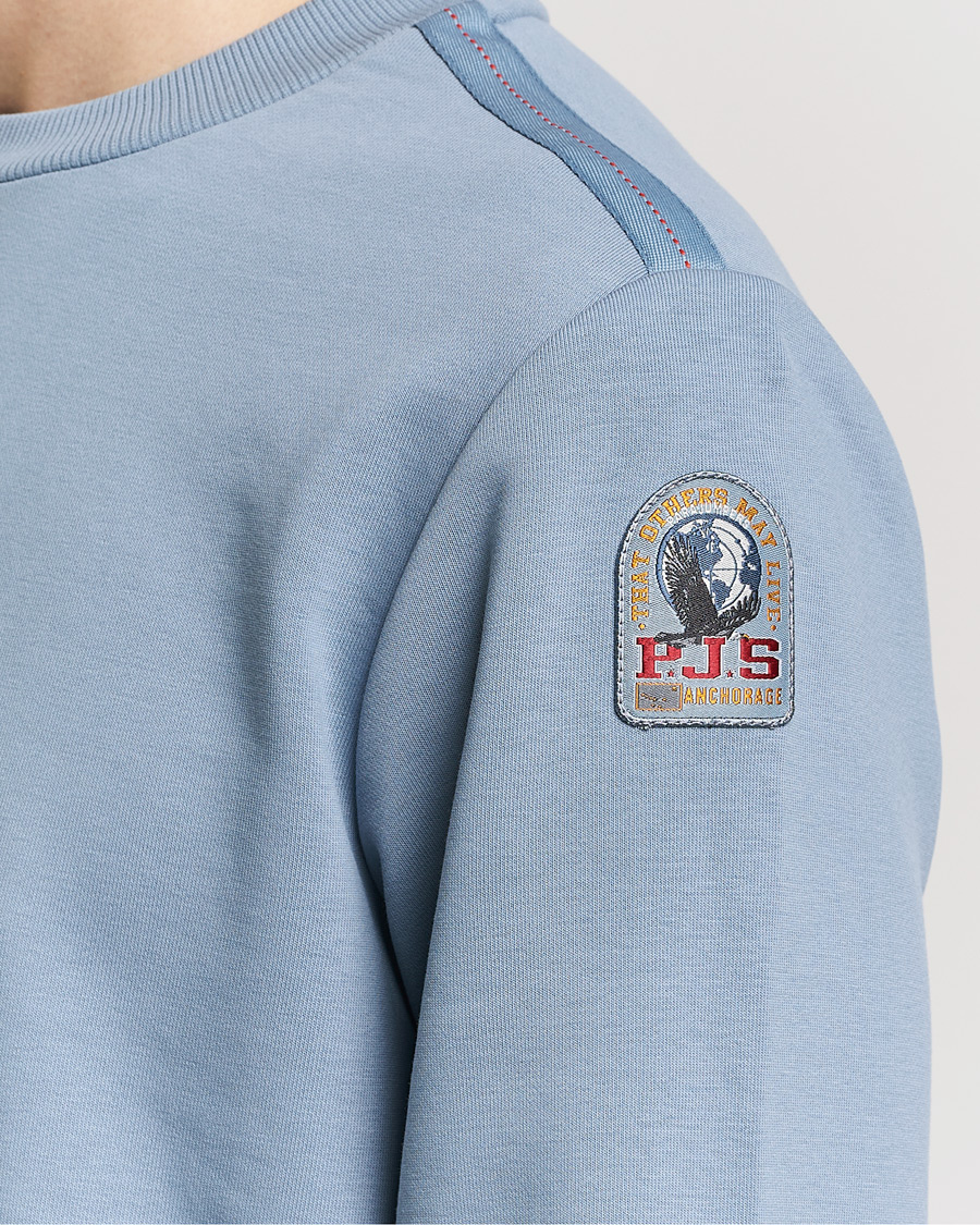 Herr | Tröjor | Parajumpers | K2 Super Easy Crew Neck Sweatshirt Blue Stone