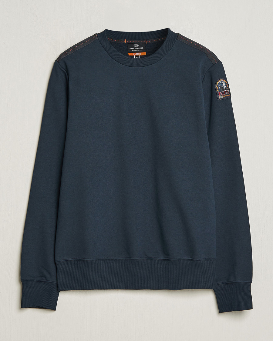 Herr | Tröjor | Parajumpers | K2 Super Easy Crew Neck Sweatshirt Blue Navy