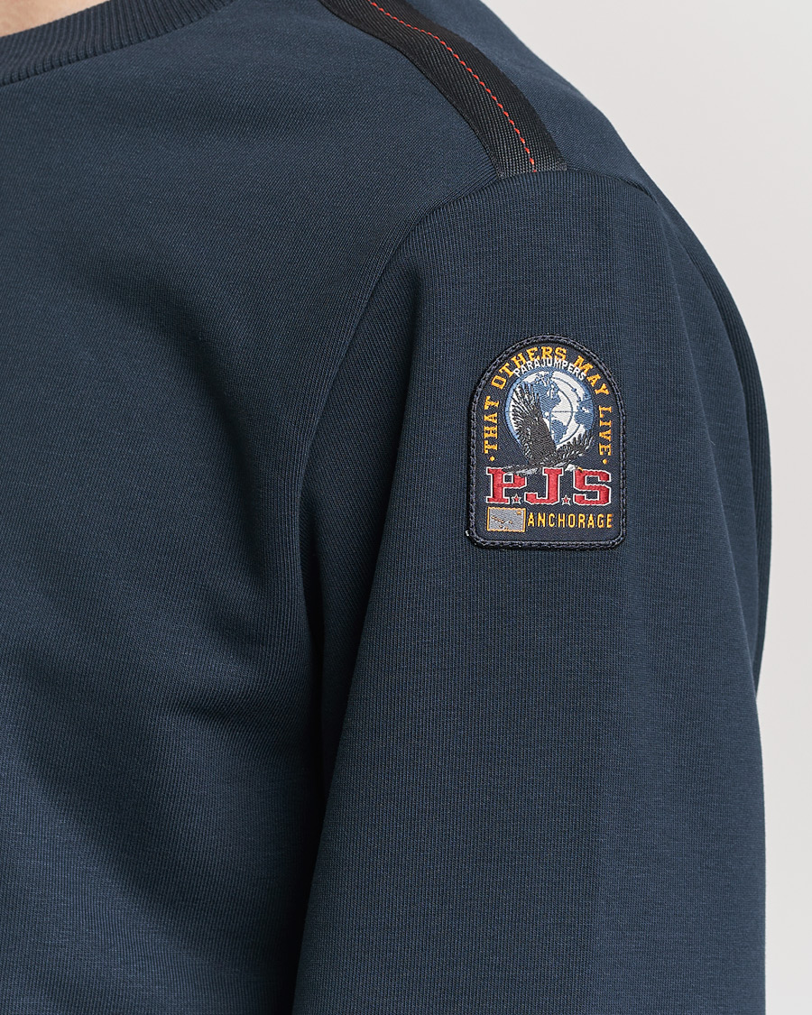 Herr | Tröjor | Parajumpers | K2 Super Easy Crew Neck Sweatshirt Blue Navy