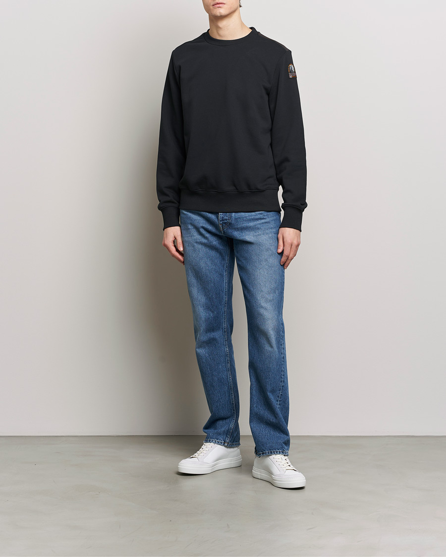 Herr | Tröjor | Parajumpers | K2 Super Easy Crew Neck Sweatshirt Black