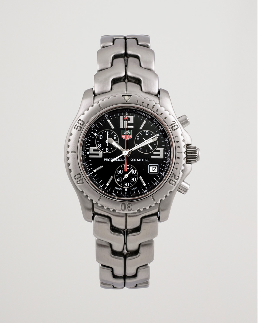 Herr | Tag Heuer Pre-Owned Link Quartz CT1111 Silver | Tag Heuer Pre-Owned | Link Quartz CT1111 Silver