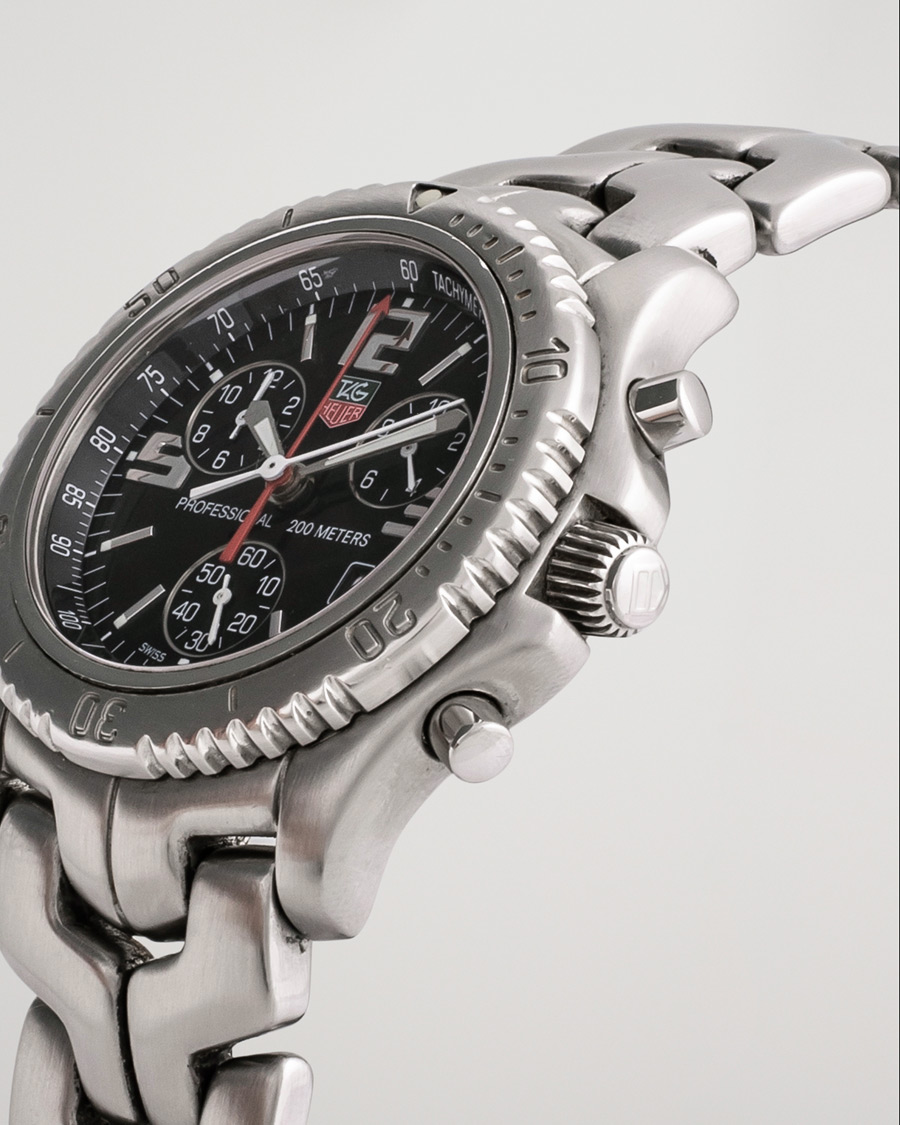 Herr | Tag Heuer Pre-Owned Link Quartz CT1111 Silver | Tag Heuer Pre-Owned | Link Quartz CT1111 Silver