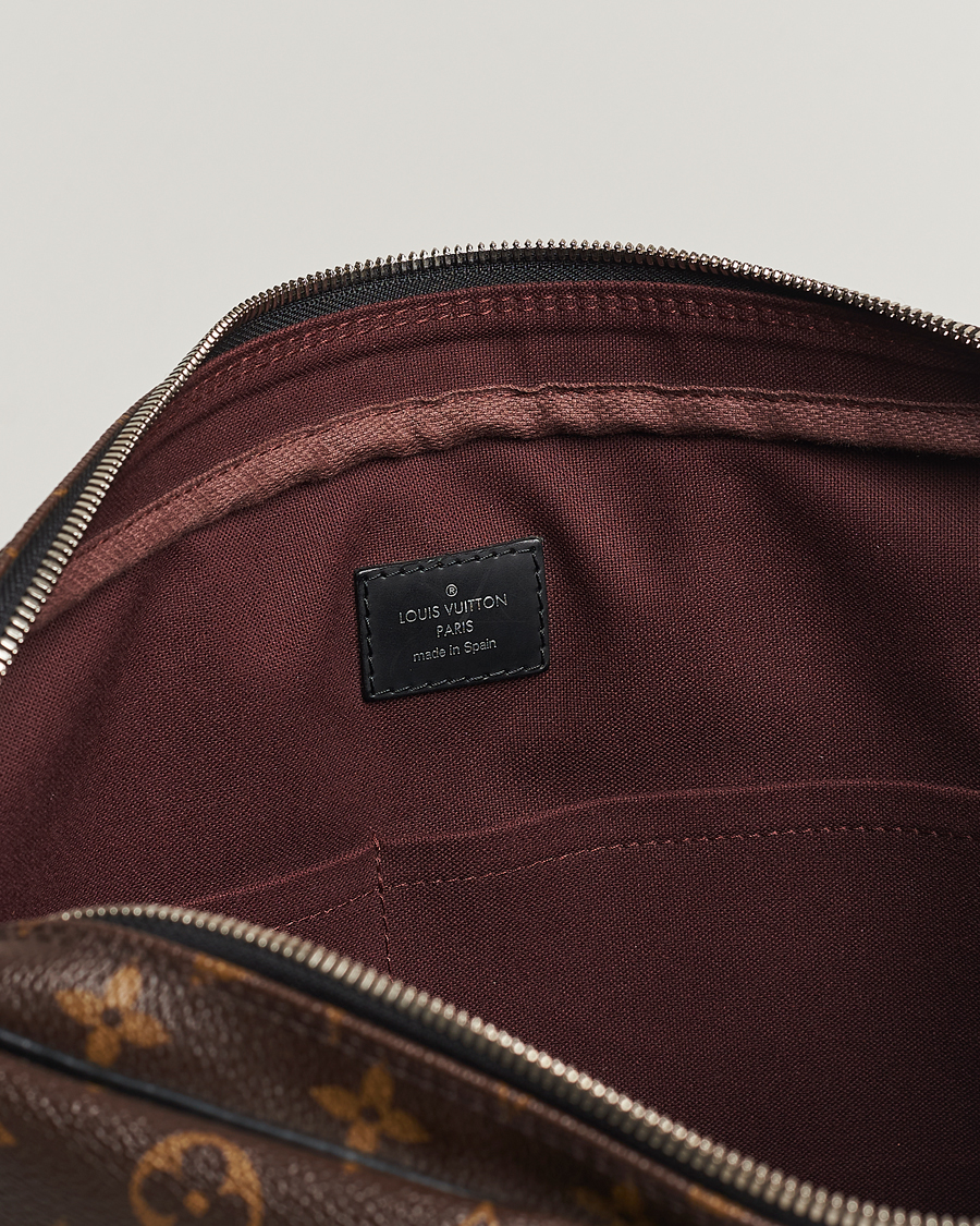 Herr | Louis Vuitton Pre-Owned Porte-Documents Voyage Briefcase Monogram Macassar | Louis Vuitton Pre-Owned | Porte-Documents Voyage Briefcase Monogram Macassar
