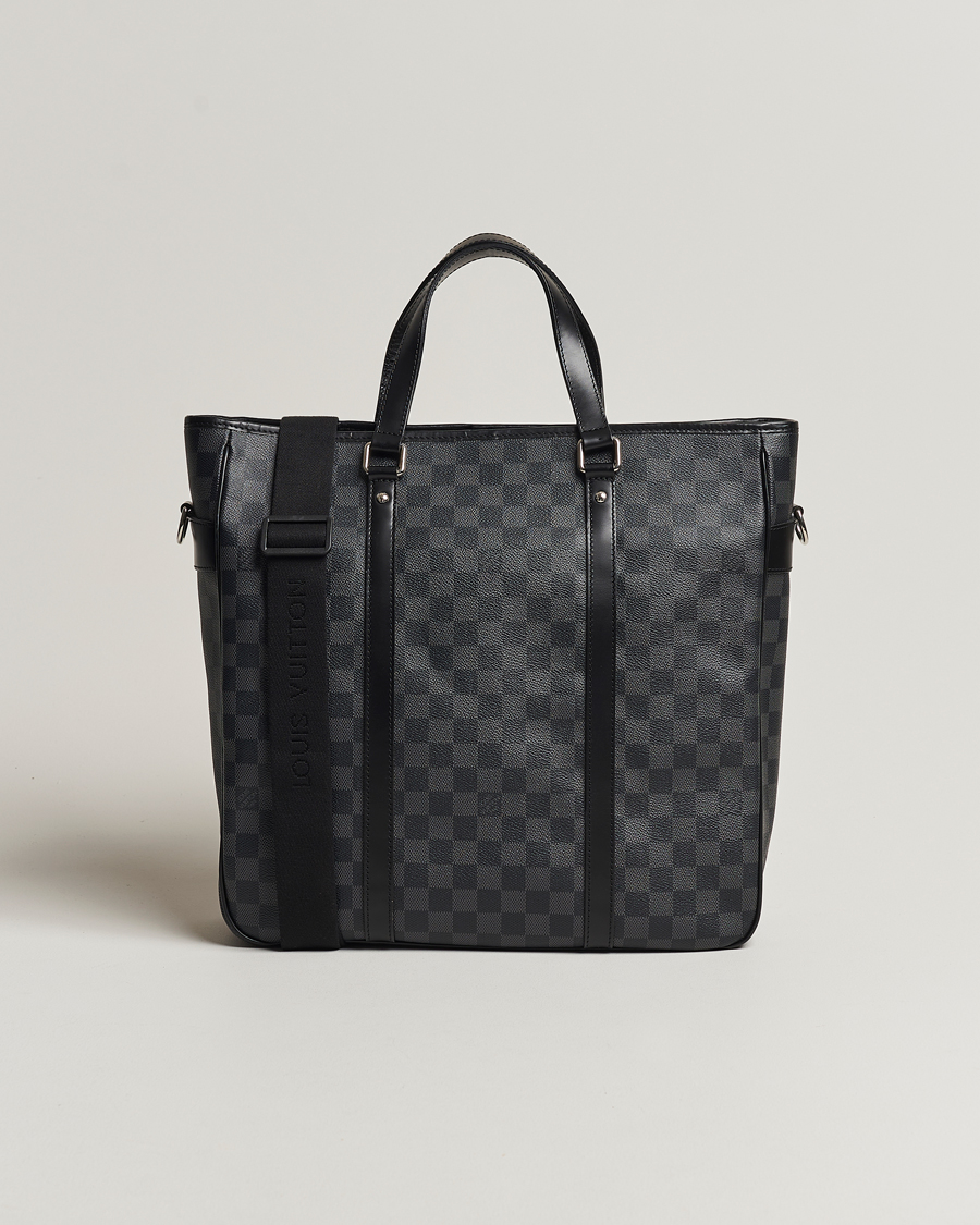 Herr | Louis Vuitton Pre-Owned Tadao Tote Bag Damier Graphite | Louis Vuitton Pre-Owned | Tadao Tote Bag Damier Graphite