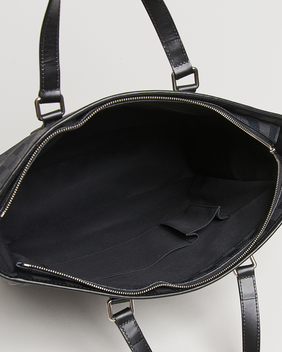 Herr | Louis Vuitton Pre-Owned Tadao Tote Bag Damier Graphite | Louis Vuitton Pre-Owned | Tadao Tote Bag Damier Graphite