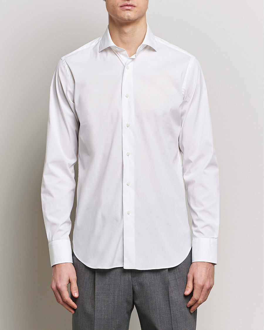 Herr | Businesskjortor | Grigio | Comfort Stretch Dress Shirt White