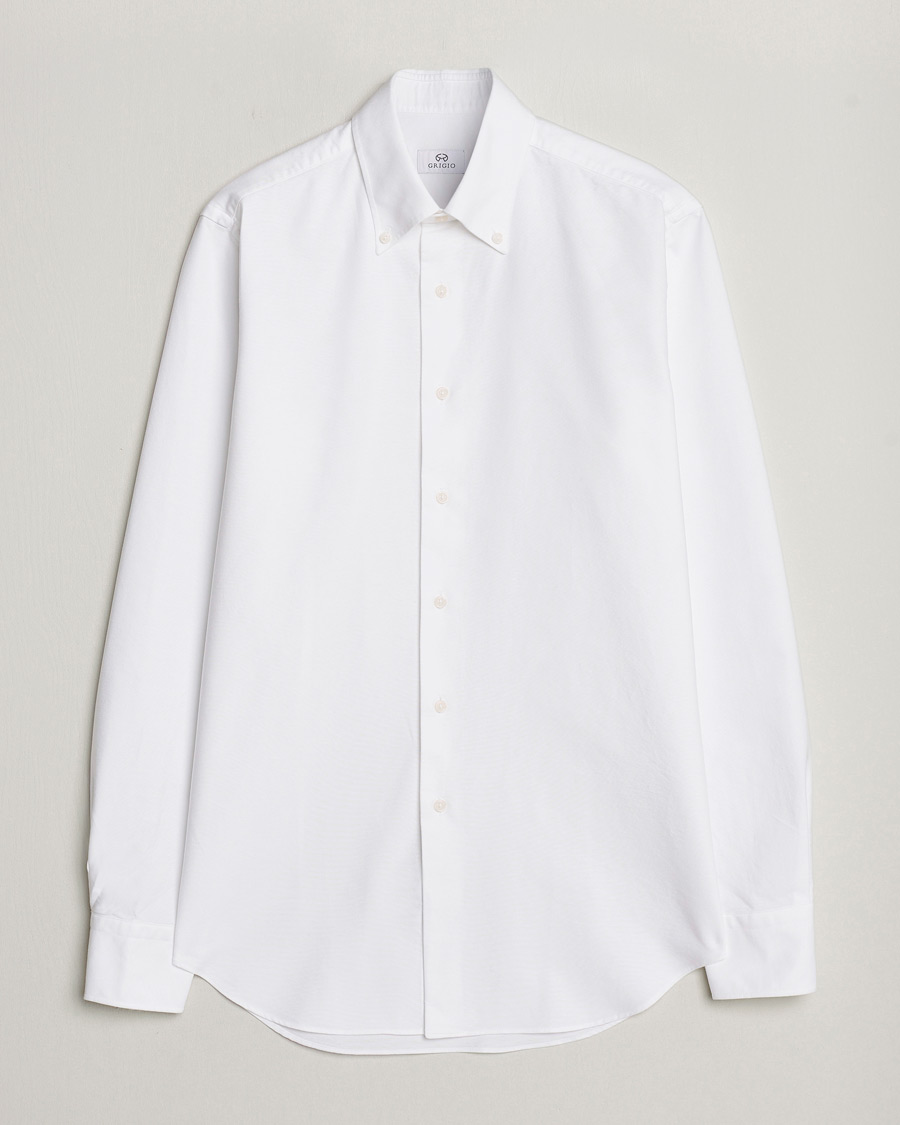 Herr | Skjortor | Grigio | Oxford Button Down Shirt White