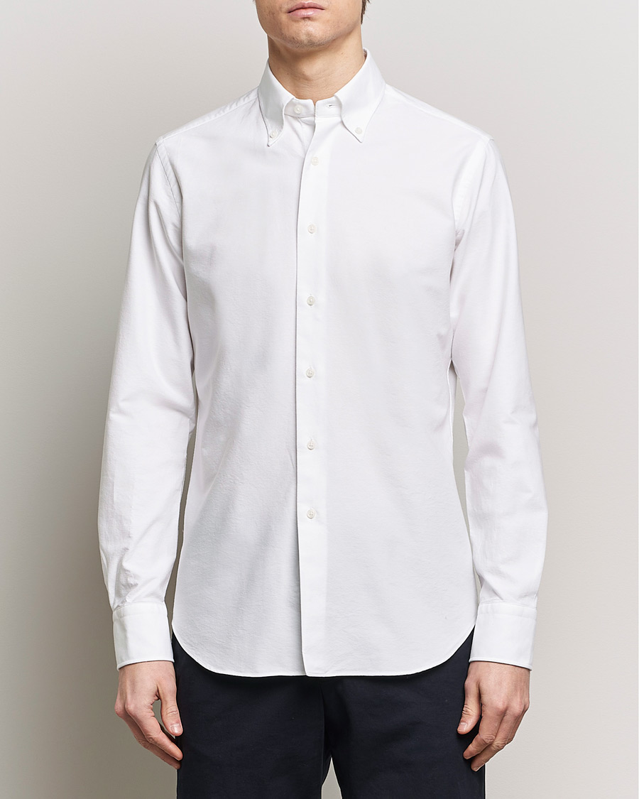Herr | Skjortor | Grigio | Oxford Button Down Shirt White