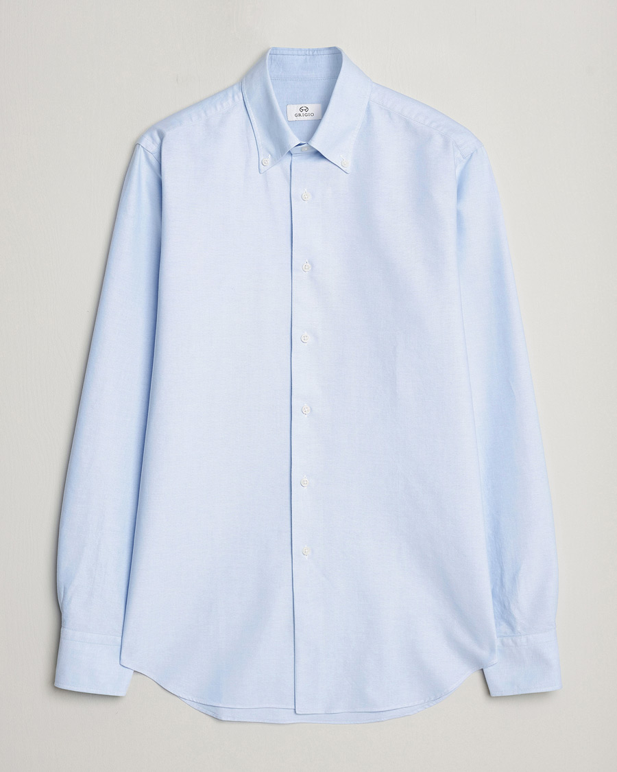 Herr | Skjortor | Grigio | Oxford Button Down Shirt Light Blue