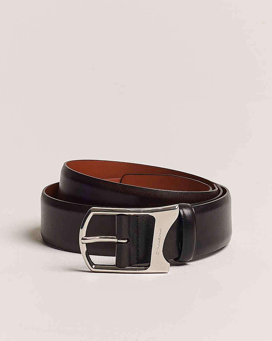 Herr | Santoni Adjustable Belt Brown Leather | Santoni | Adjustable Belt Brown Leather