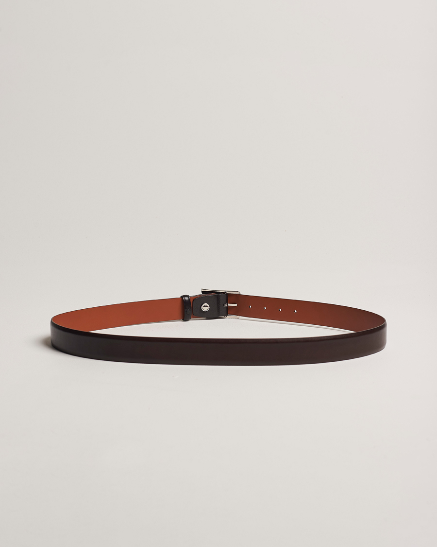 Herr | Bälten | Santoni | Adjustable Belt Brown Leather