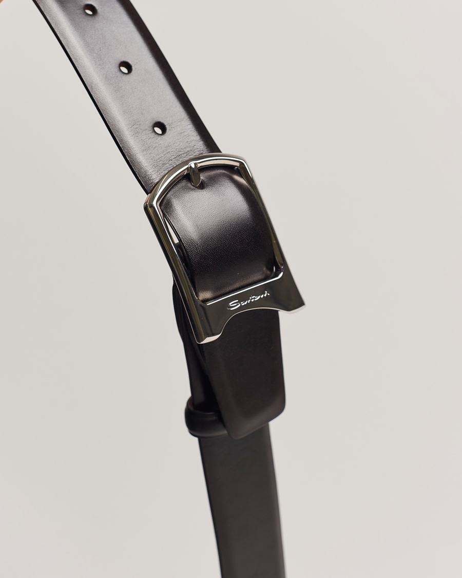 Herr | Santoni Adjustable Belt Brown Leather | Santoni | Adjustable Belt Brown Leather