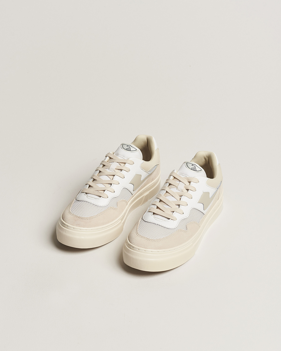 Herr | Stepney Workers Club Pearl S-Strike Suede Mixed Sneaker Ecru/Putty | Stepney Workers Club | Pearl S-Strike Suede Mixed Sneaker Ecru/Putty