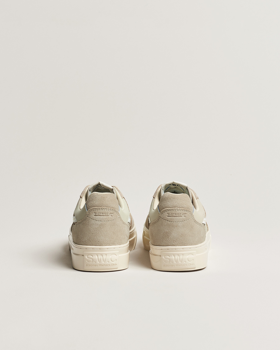 Herr | Stepney Workers Club Pearl S-Strike Suede Sneaker Lt Grey/White | Stepney Workers Club | Pearl S-Strike Suede Sneaker Lt Grey/White