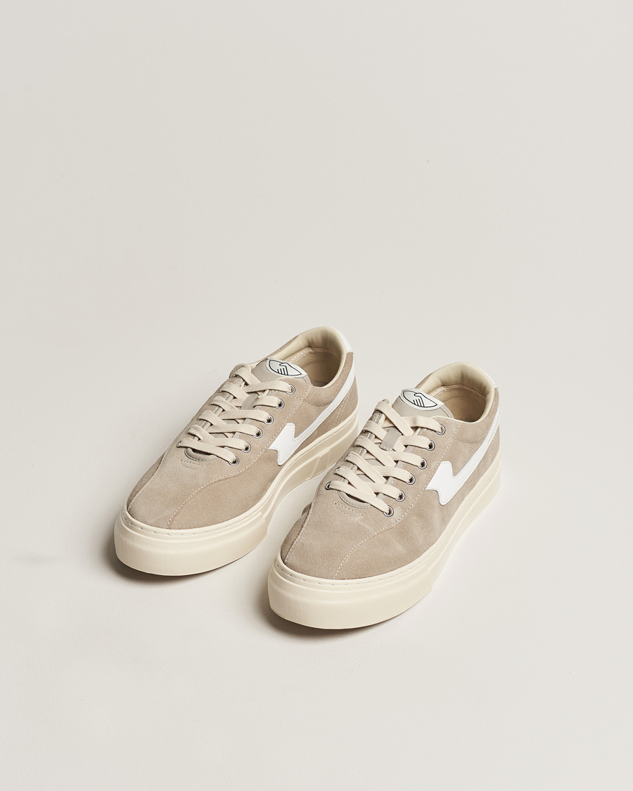 Herr | Stepney Workers Club Dellow S-Strike Suede Sneaker Lt Grey/White | Stepney Workers Club | Dellow S-Strike Suede Sneaker Lt Grey/White