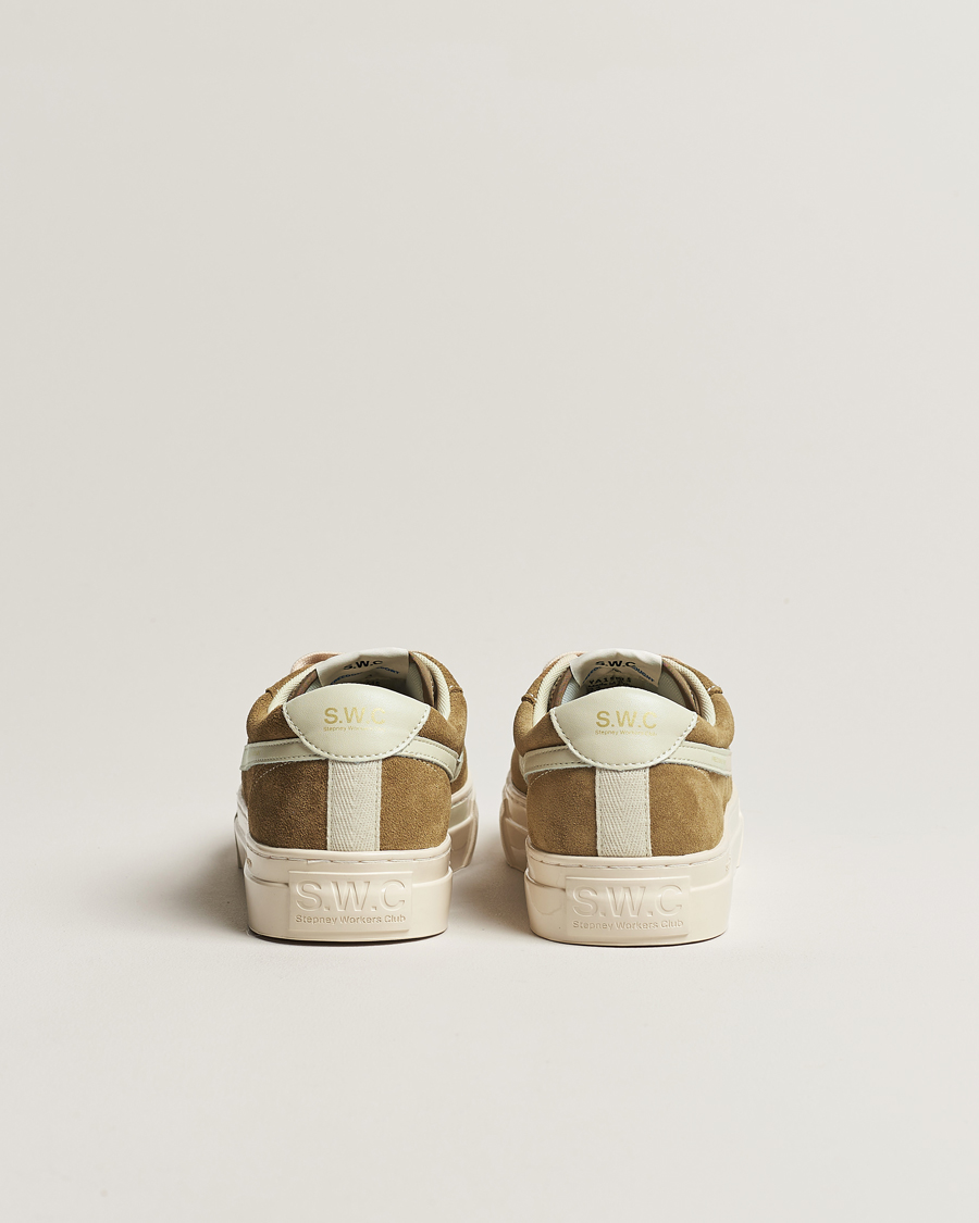 Herr | Stepney Workers Club Dellow S-Strike Suede Sneaker Desert/Ecru | Stepney Workers Club | Dellow S-Strike Suede Sneaker Desert/Ecru