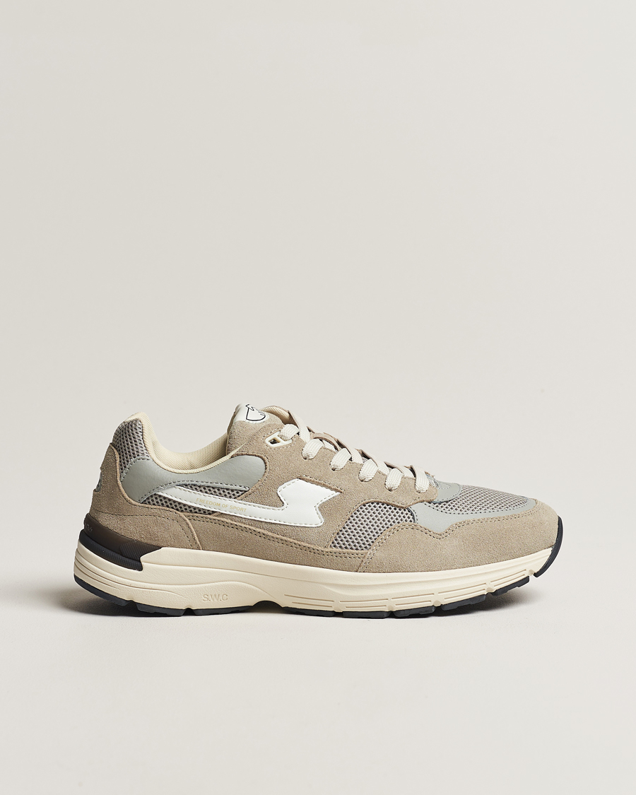 Herr | Stepney Workers Club Amiel S-Strike Suede Sneaker Lt Grey | Stepney Workers Club | Amiel S-Strike Suede Sneaker Lt Grey