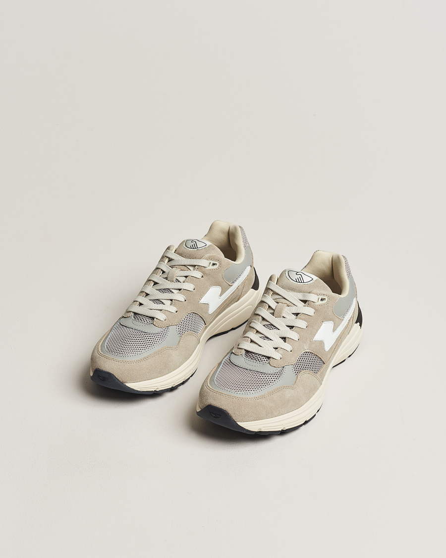 Herr | Avdelningar | Stepney Workers Club | Amiel S-Strike Suede Mix Runner Lt Grey