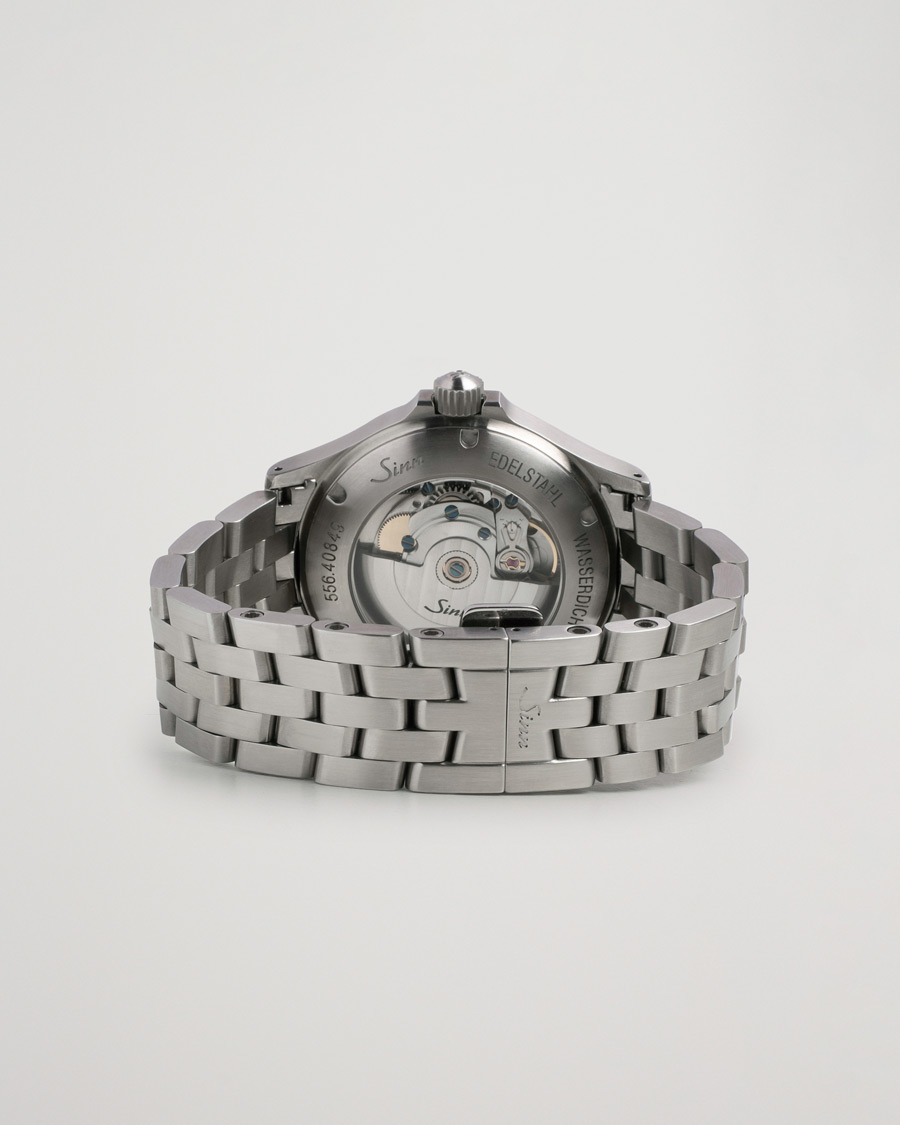 Herr | Sinn Pre-Owned 556 Stainless Steal 38,5 Black Silver | Sinn Pre-Owned | 556 Stainless Steal 38,5 Black Silver