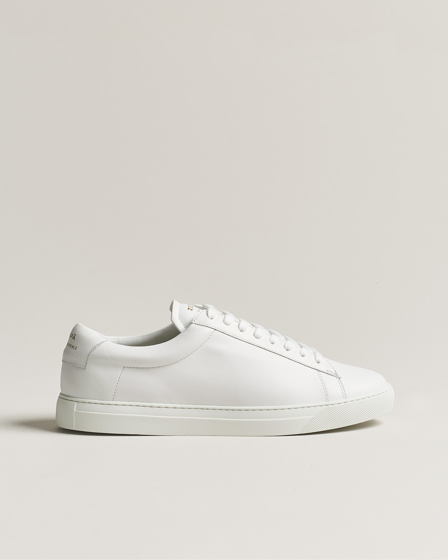 Herr | Zespà ZSP4 Nappa Leather Sneakers White | Zespà | ZSP4 Nappa Leather Sneakers White
