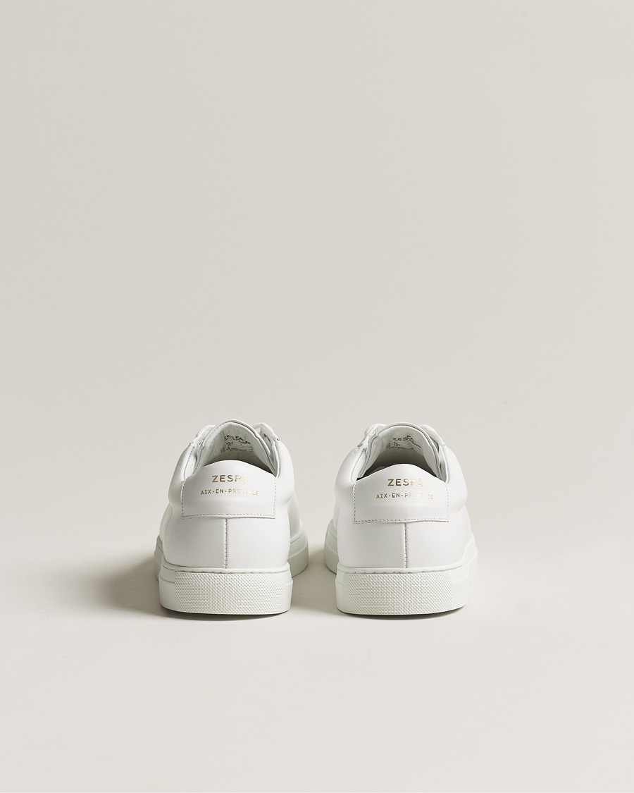 Herr | Zespà ZSP4 Nappa Leather Sneakers White | Zespà | ZSP4 Nappa Leather Sneakers White