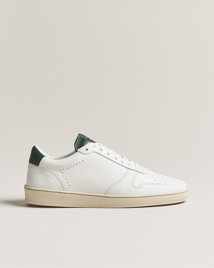 Herr | Zespà ZSP23 APLA Leather Sneakers White/Dark Green | Zespà | ZSP23 APLA Leather Sneakers White/Dark Green