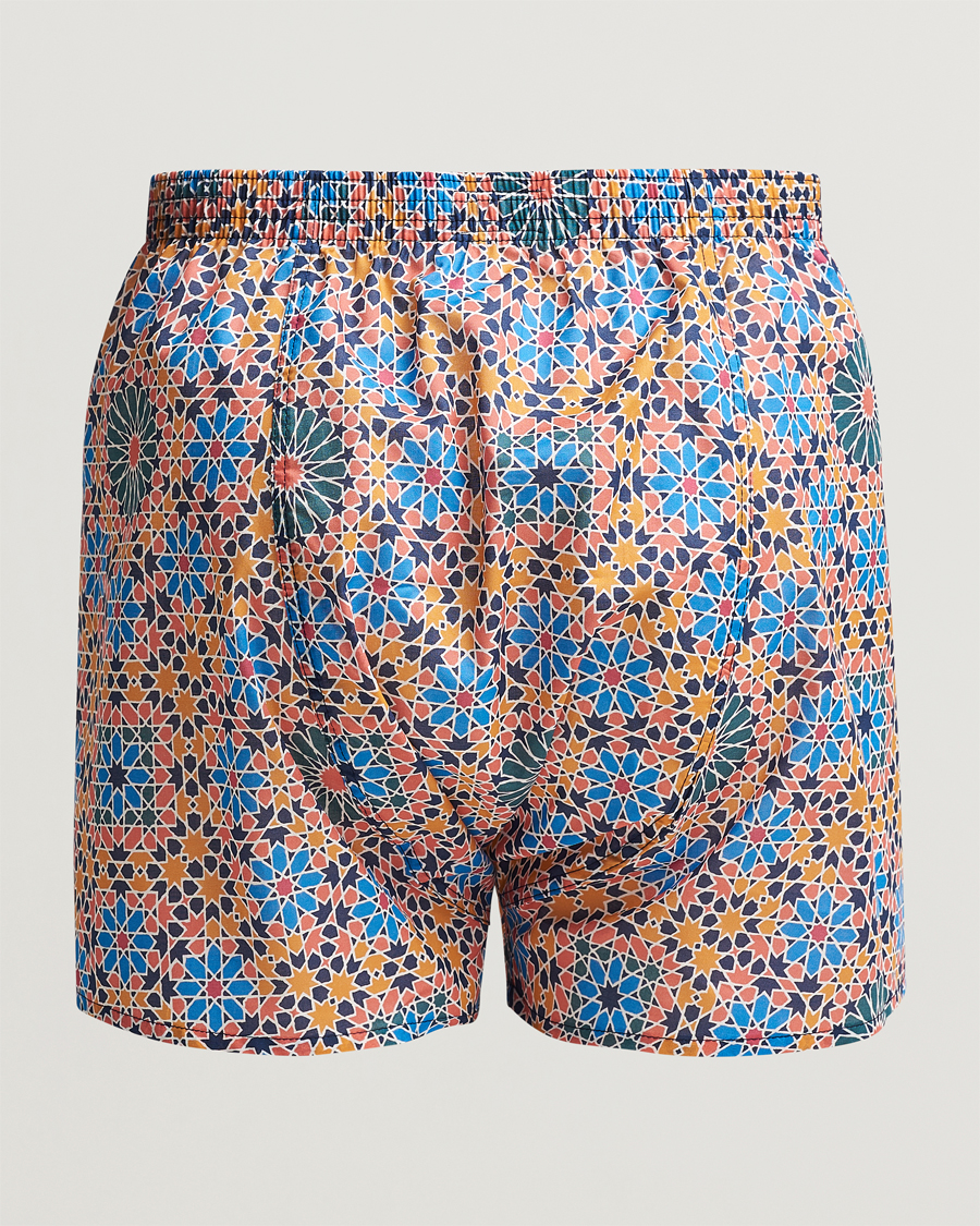 Herr | Kalsonger | Derek Rose | Classic Fit Woven Cotton Boxer Shorts Multi