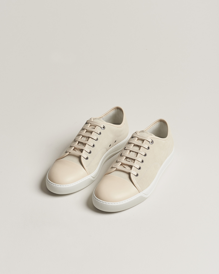 Herr | Lanvin | Lanvin | Nappa Cap Toe Sneaker Vanille