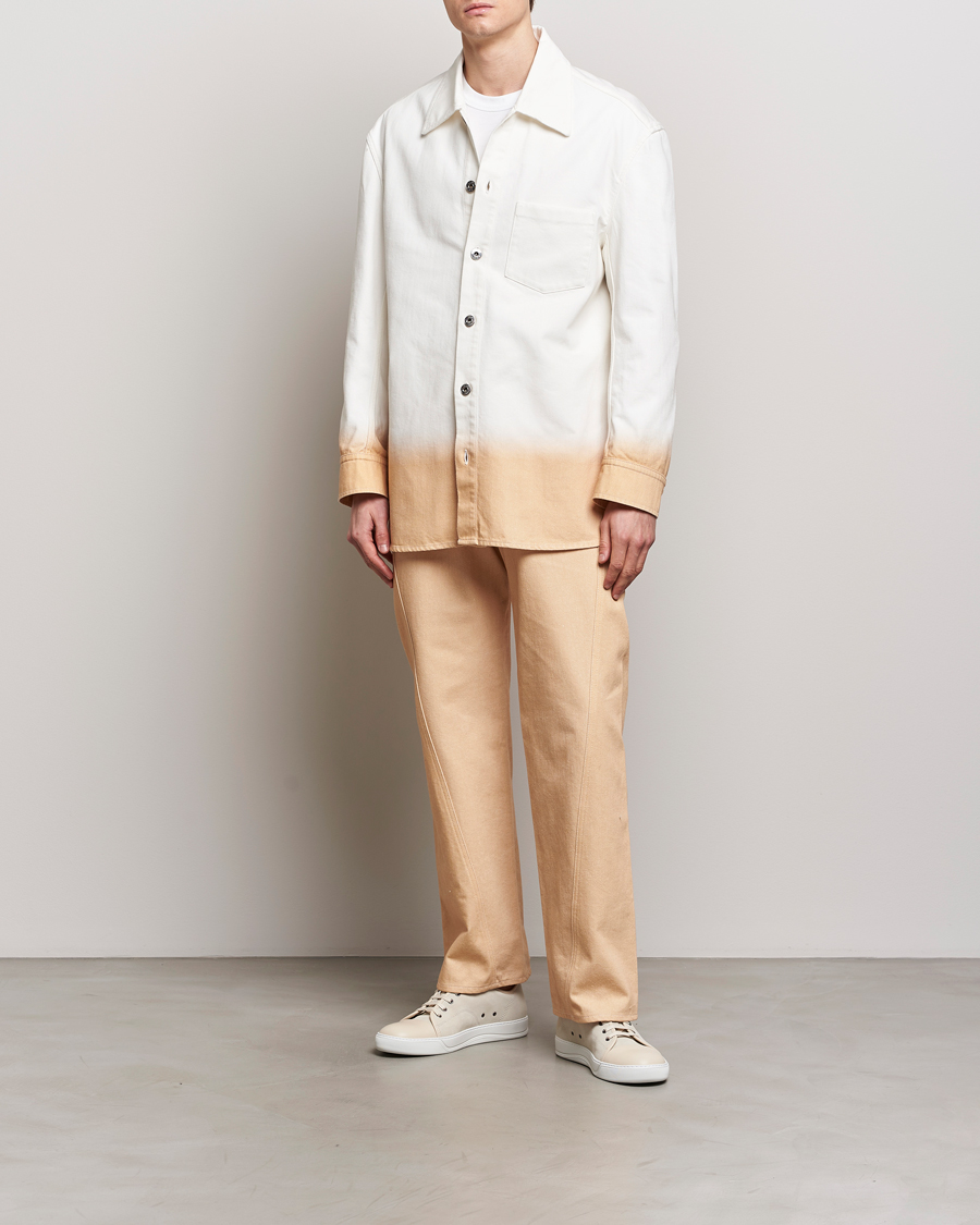 Herr | Skjortor | Lanvin | Degrade Effect Overshirt Vanilla