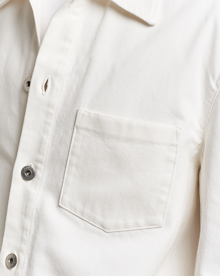 Herr | Skjortor | Lanvin | Degrade Effect Overshirt Vanilla