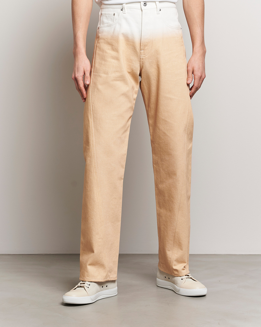 Herr | Kläder | Lanvin | Degrade Twisted Pants Vanilla