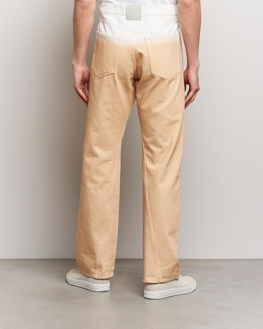 Herr | Byxor | Lanvin | Degrade Twisted Pants Vanilla